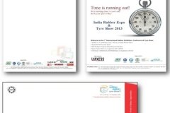 India rubber expo Print AD / Stationary